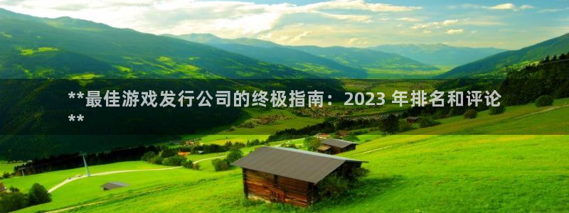 天辰平台专用通道安全稳定：**最佳游戏发行公司的终极指南：2023 年排名和评论
**