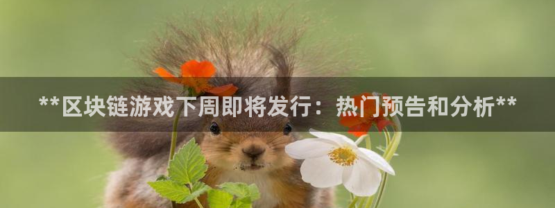 天辰平台 专用通道安全稳定：**区块链游戏下周即将发行：热门预告和分析**