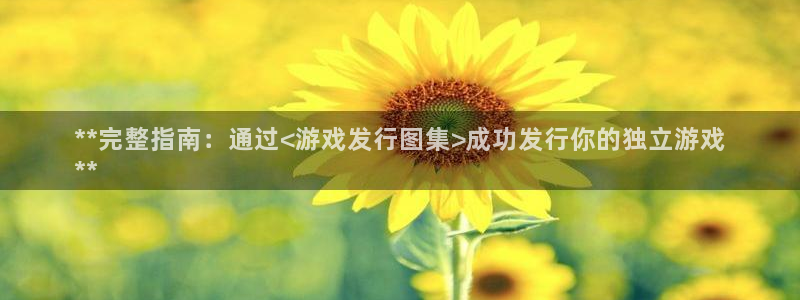 天辰平台怎么样退款：**完整指南：通过<游戏发行图集>成功发行你的独立游戏
**