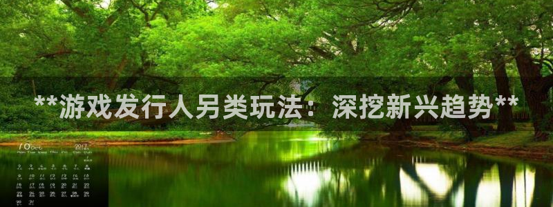 天辰平台招商1111是什么：**游戏发行人另类玩法：深挖新兴趋势**